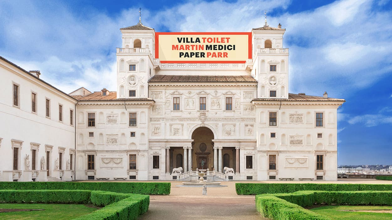 Toiletmartin paperparr villa medici
